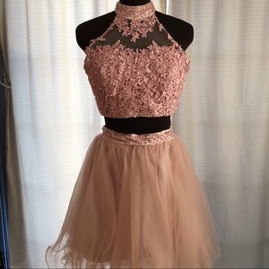 Two piece formal dress